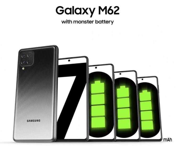 Samsung Galaxy m62 battery