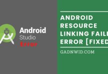 Android Resource Linking Failed Error [Fixed]