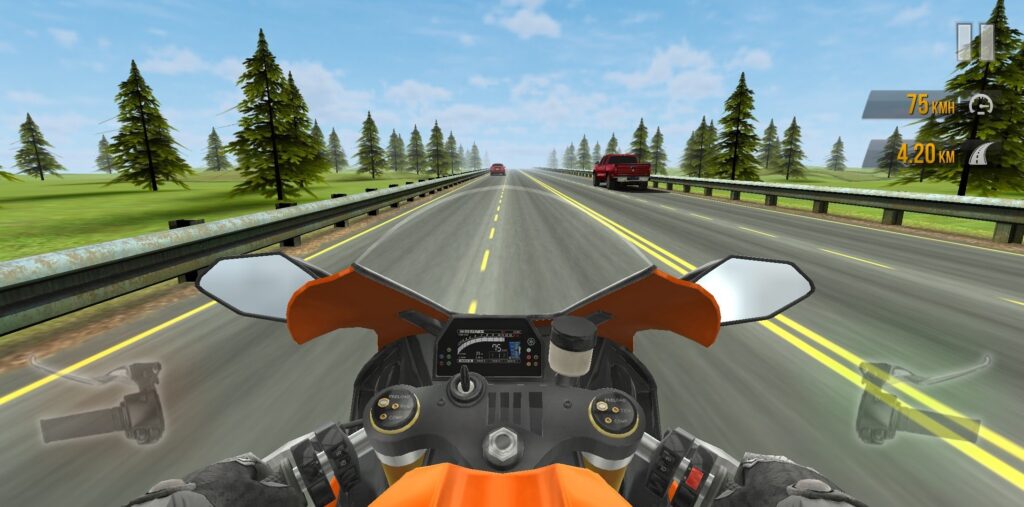 Traffic Rider a racing offline game for android and ios