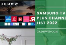 Samsung TV Plus Channel List 2022